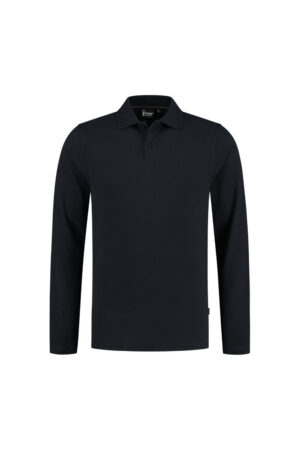polo lange mouw bedrukken image workwear powell slim fit werkkleding