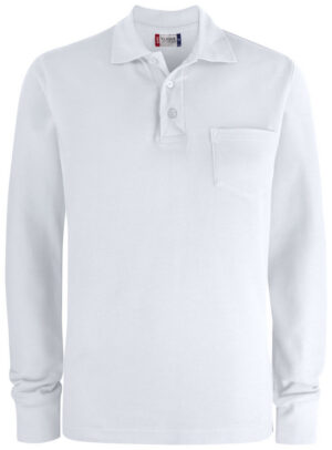 Clique Basic Polo L/S Pocket