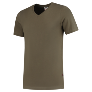T-shirt V Hals Fitted