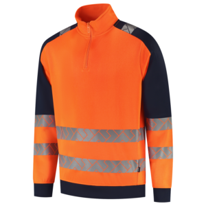 Zip Sweater High Vis Redefined Industrieel Wasbaar