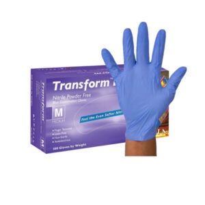 Aurelia Transform 100 blauwe nitril onderzoekshandschoenen